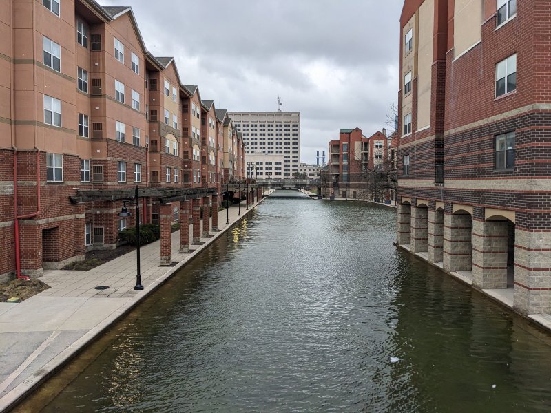 The Indy Canal Walk.