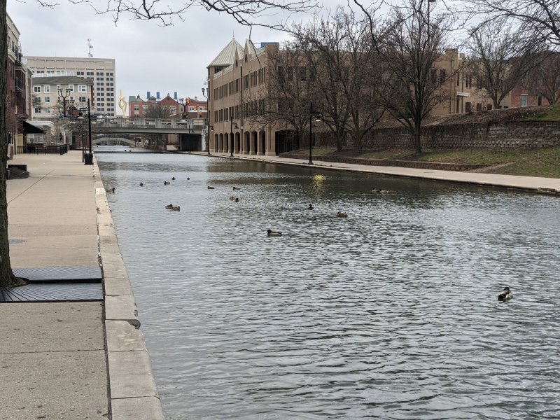 The Indy Canal Walk.